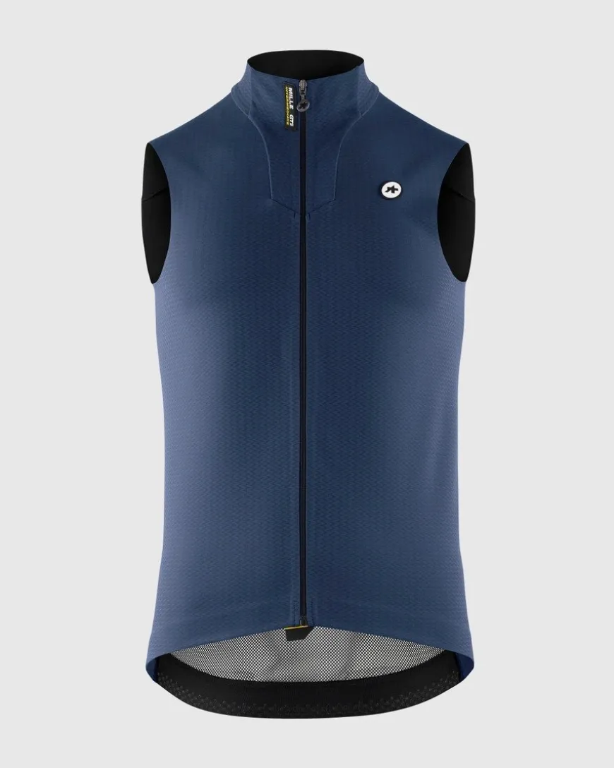 Assos Mille GTS Spring Fall Vest Stone Blue