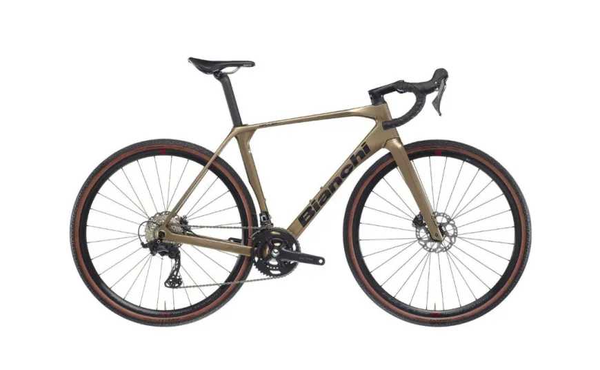 Bianchi Impulso COMP GRX 610 Terra / Black Glossy Heren