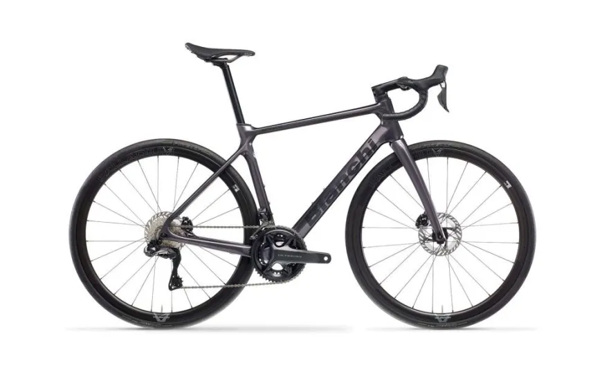 Bianchi Infinito 105 Purple Black / Glossy Black Heren