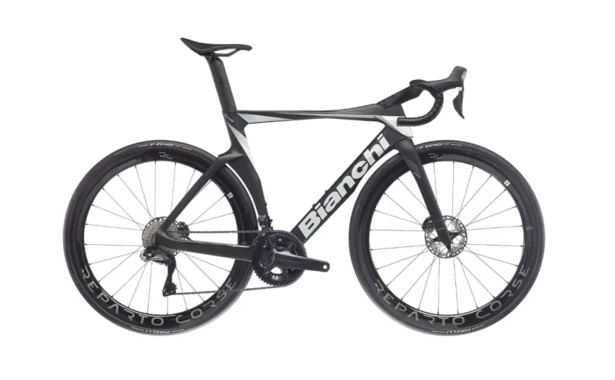 Bianchi Oltre Pro Ultegra Di2 Graphite / White Full Matt Heren
