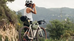 Cafe Du Cycliste Bike Packing Saddle Bag Khaki