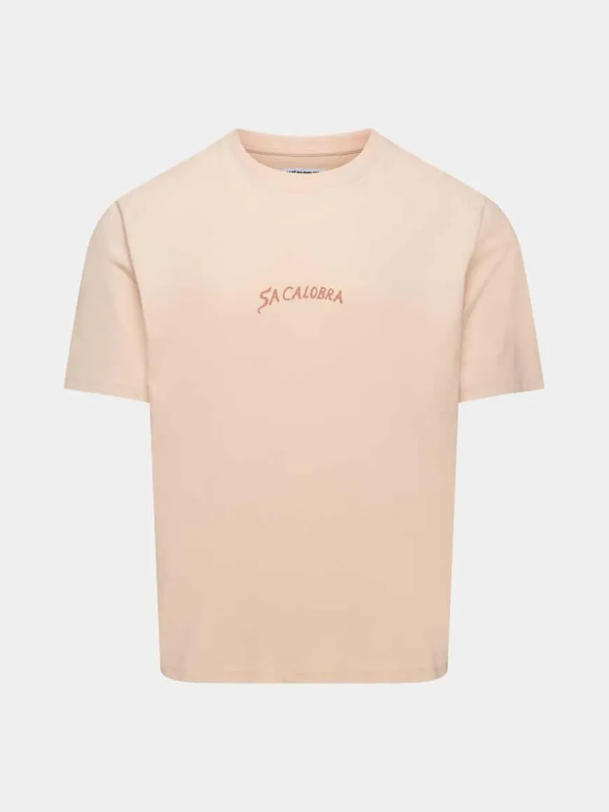 Cafe Du Cycliste Col Sa Calobra T-Shirt Sand