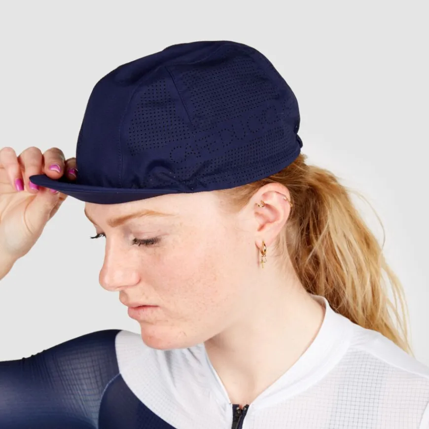 Cafe Du Cycliste Cycling Cap Lightweight Navy