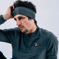 Cafe Du Cycliste Fiona Headband Grey