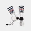 Cafe Du Cycliste Nordic Sock White / Navy
