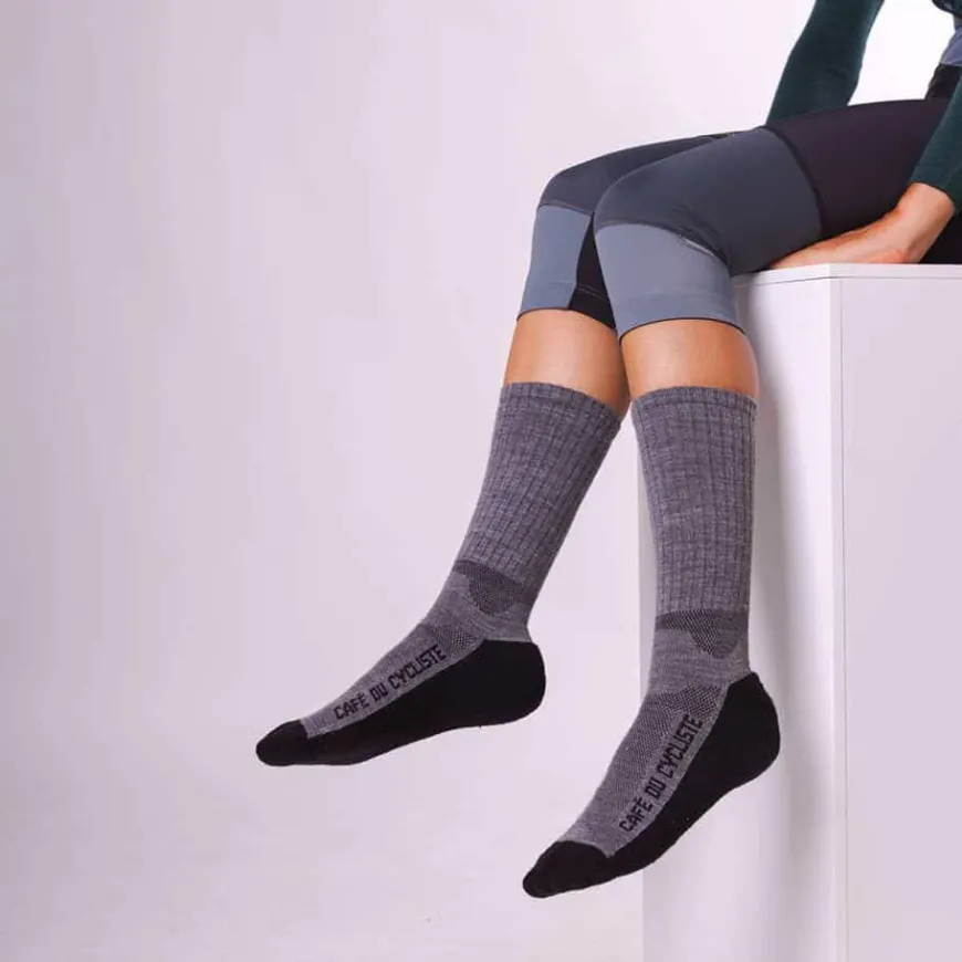 Cafe Du Cycliste Primaloft Sock Grey
