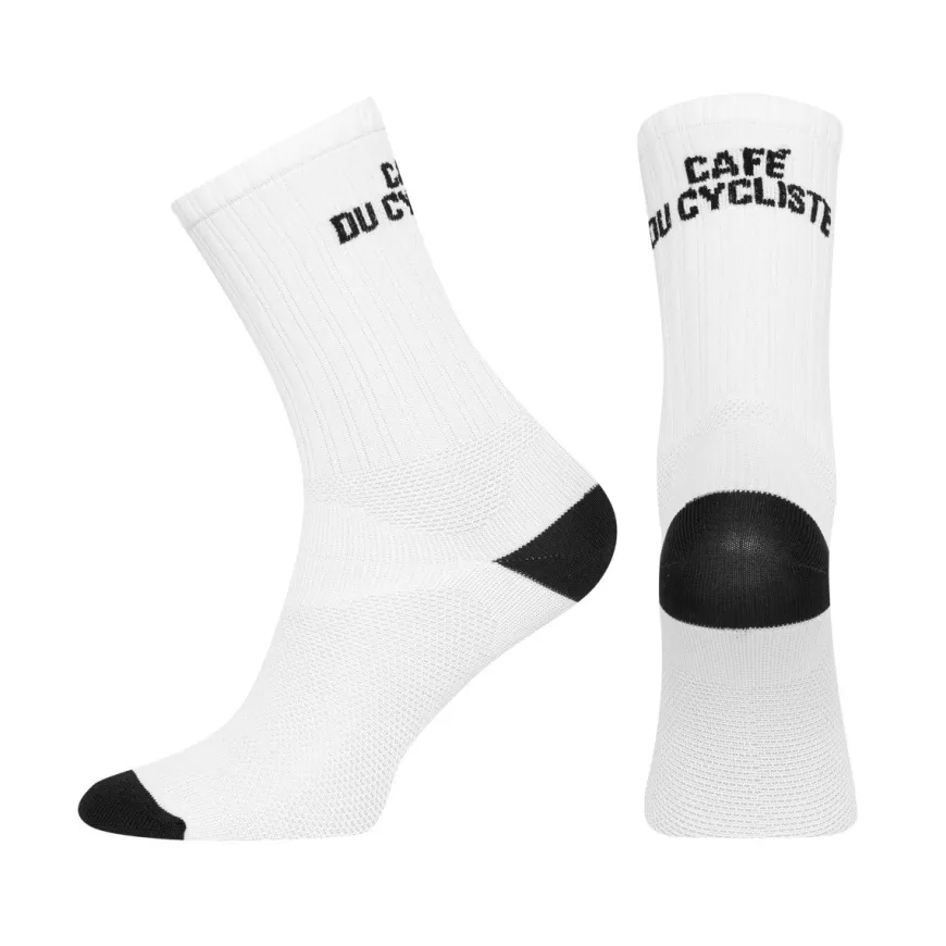 Cafe Du Cycliste Solid Sock White