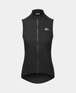 Cafe Du Cycliste Women's Edith Light Gilet Black
