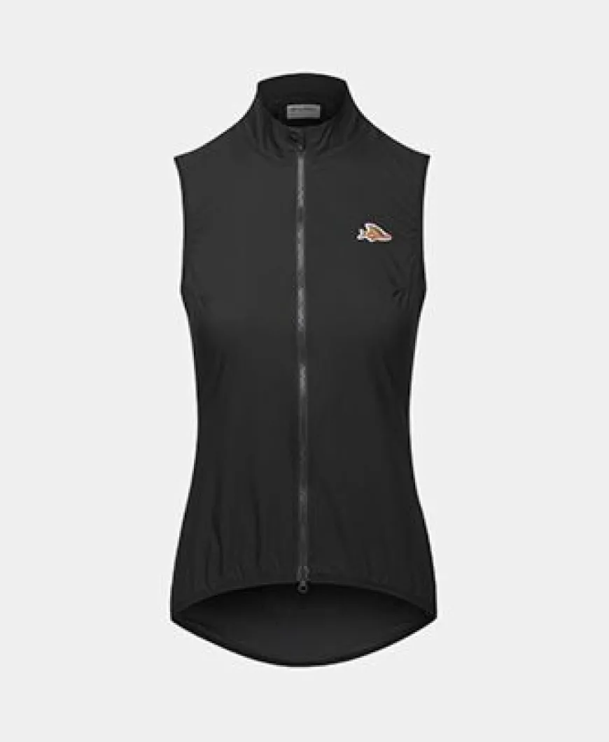 Cafe Du Cycliste Women's Edith Light Gilet Black