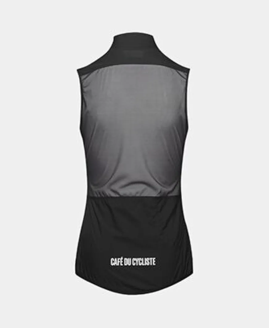 Cafe Du Cycliste Women's Edith Light Gilet Black
