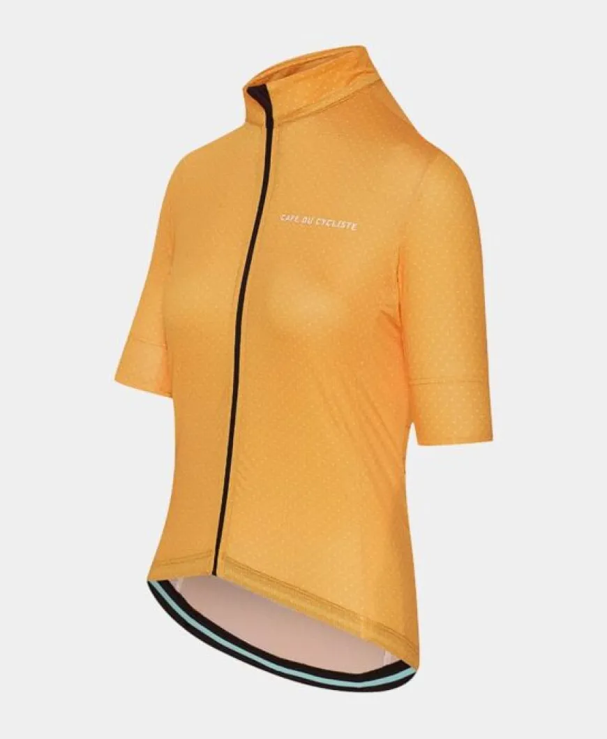 Cafe Du Cycliste Women's Fleurette Jersey Mango