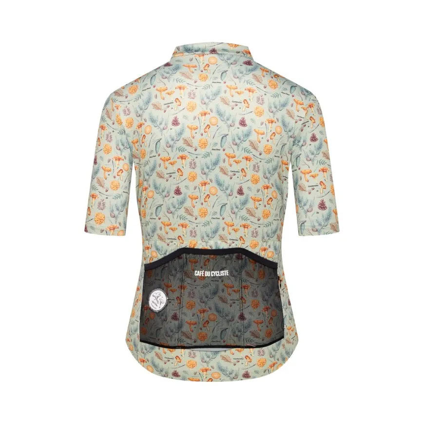 Cafe Du Cycliste Women's Fleurette Jersey Chantarelle Agave
