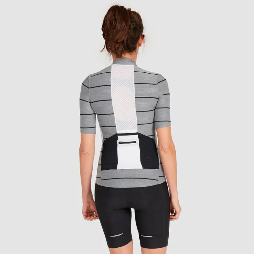 Cafe Du Cycliste Women's Francine Jersey Heather Grey