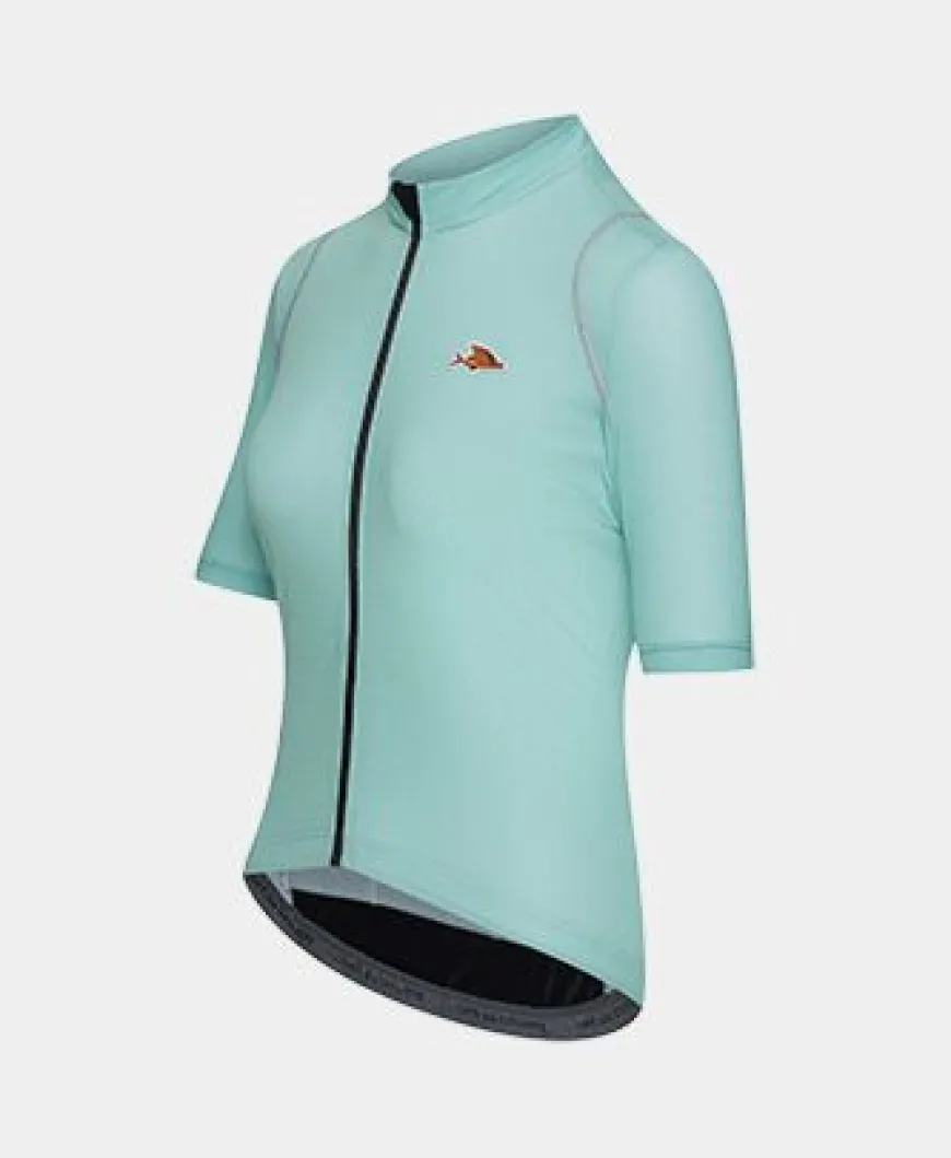 Cafe Du Cycliste Women's Mona Jersey Agave Green