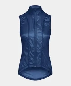 Cafe Du Cycliste Women's Petra Gilet Peacock Blue