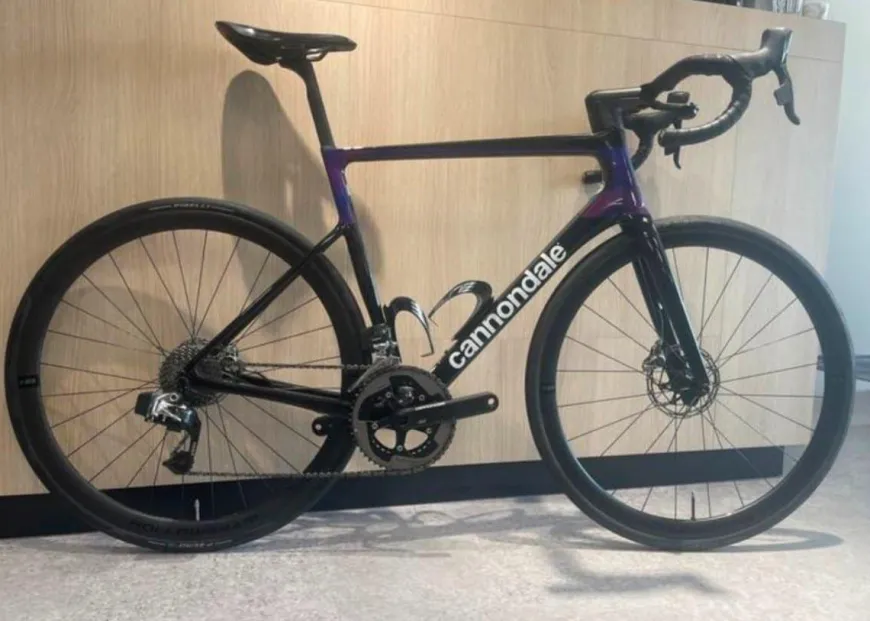 Cannondale SuperSix EVO Hi-MOD Disc Red eTap Team Replica Heren