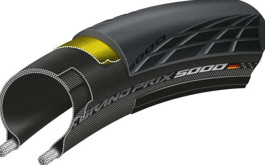 Continental Buitenband Grand Prix 5000 32mm Zwart