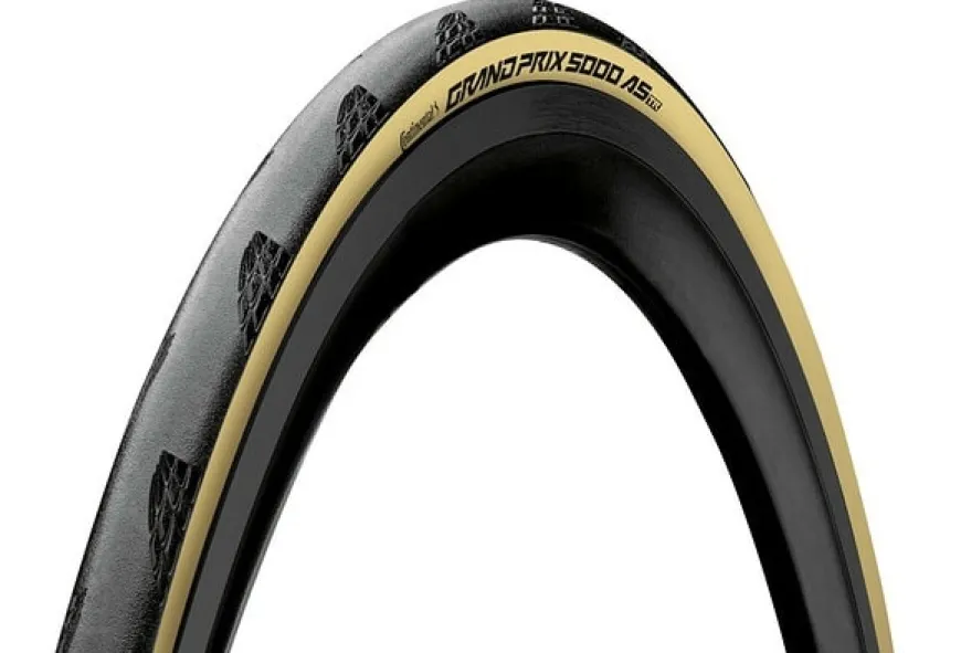 Continental Buitenband Grand Prix 5000 AS TR Creme Skinwall 28mm Beige