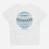 Erstwhile The Globe T-Shirt Off White
