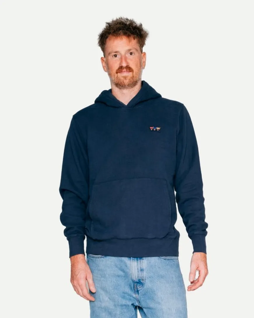 Erstwhile Waaier Hoodie Navy
