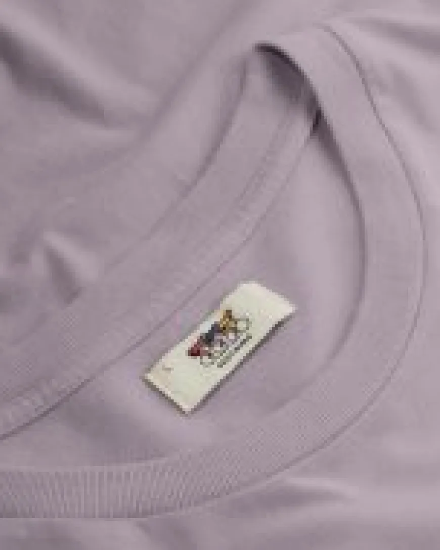Erstwhile Waaier T-Shirt Faded Purple