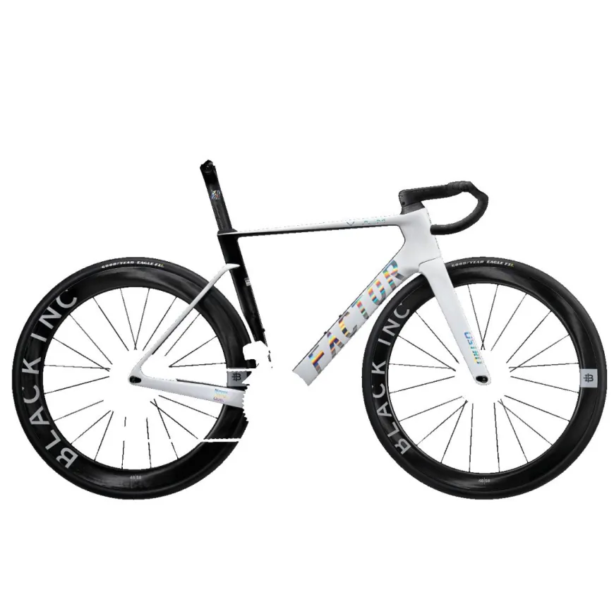 Factor Ostro V.A.M. Premium Frameset White Chrome Heren