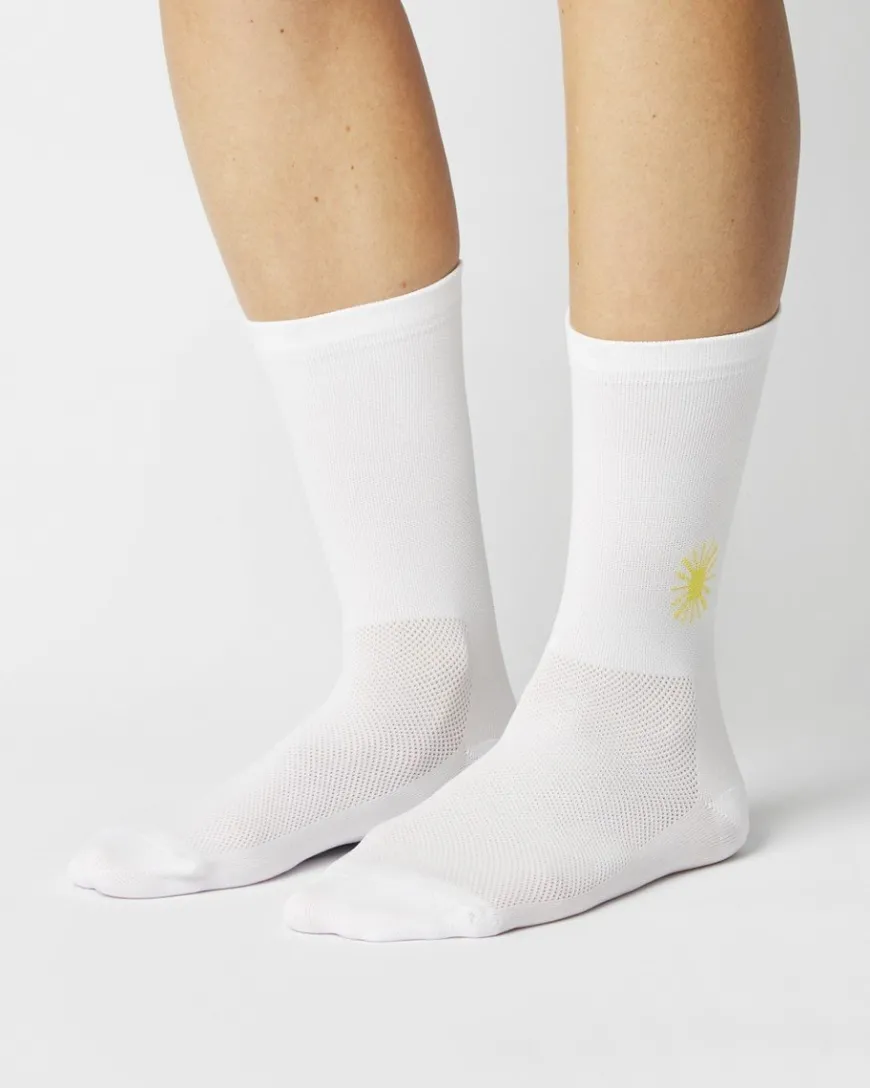 Fingerscrossed Sock Classic Souvenir Sun White