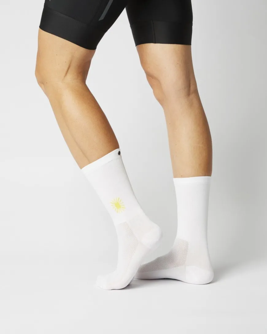 Fingerscrossed Sock Classic Souvenir Sun White