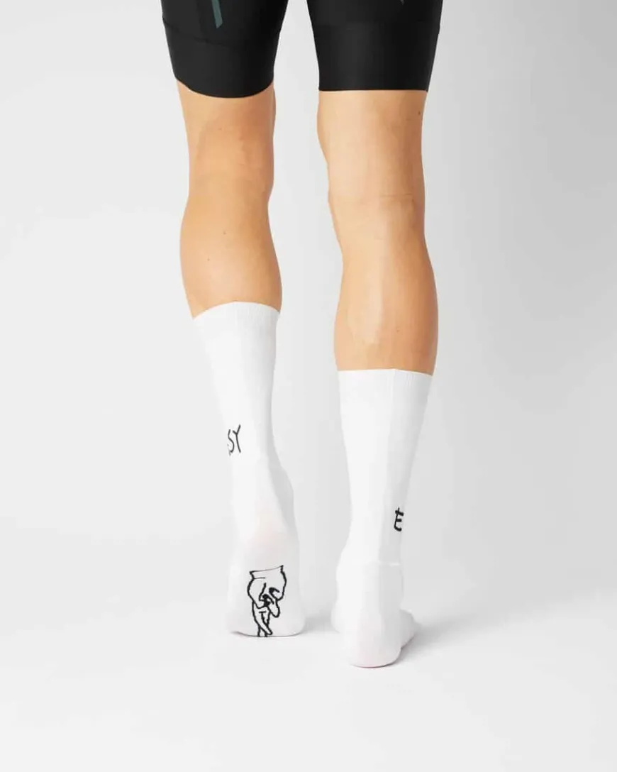 Fingerscrossed Sock Classic Movement Easy White