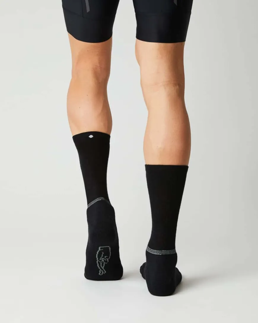 Fingerscrossed Sock Merino Black