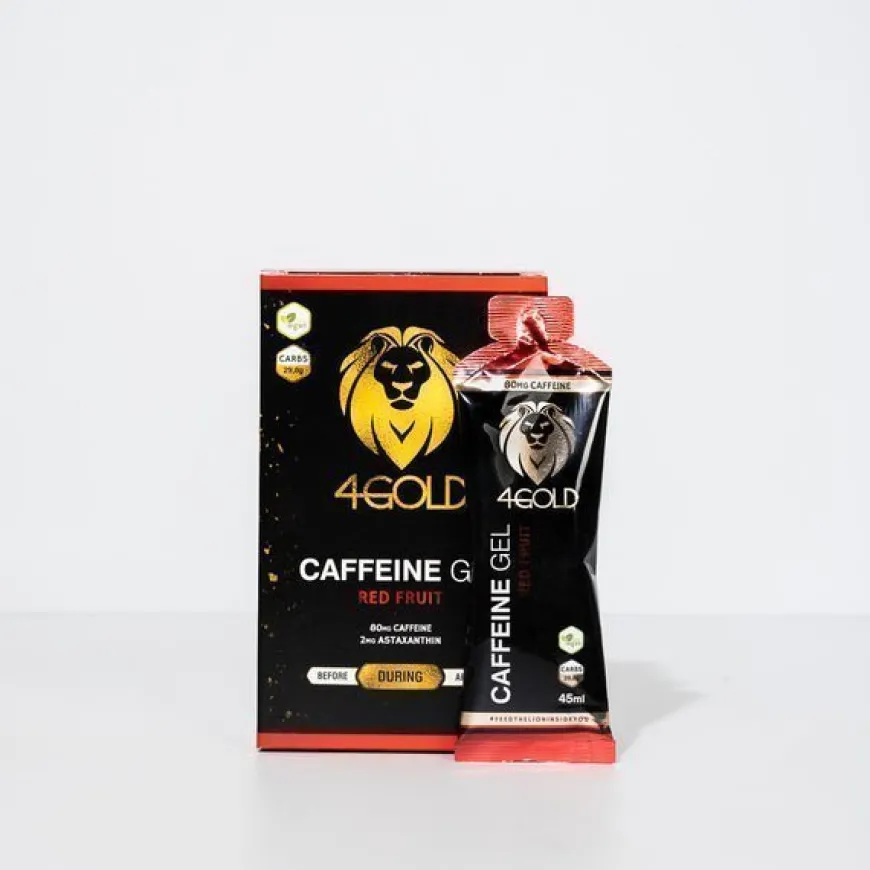 4gold Caffeine Gel Red Fruit 6x45ml