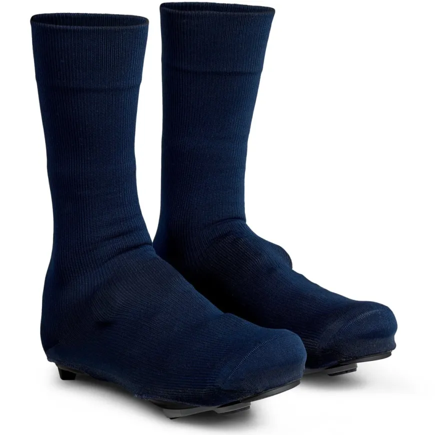 Gripgrab Flandrien Waterproof Knitted Road Shoe Cover Navy Navy Blue