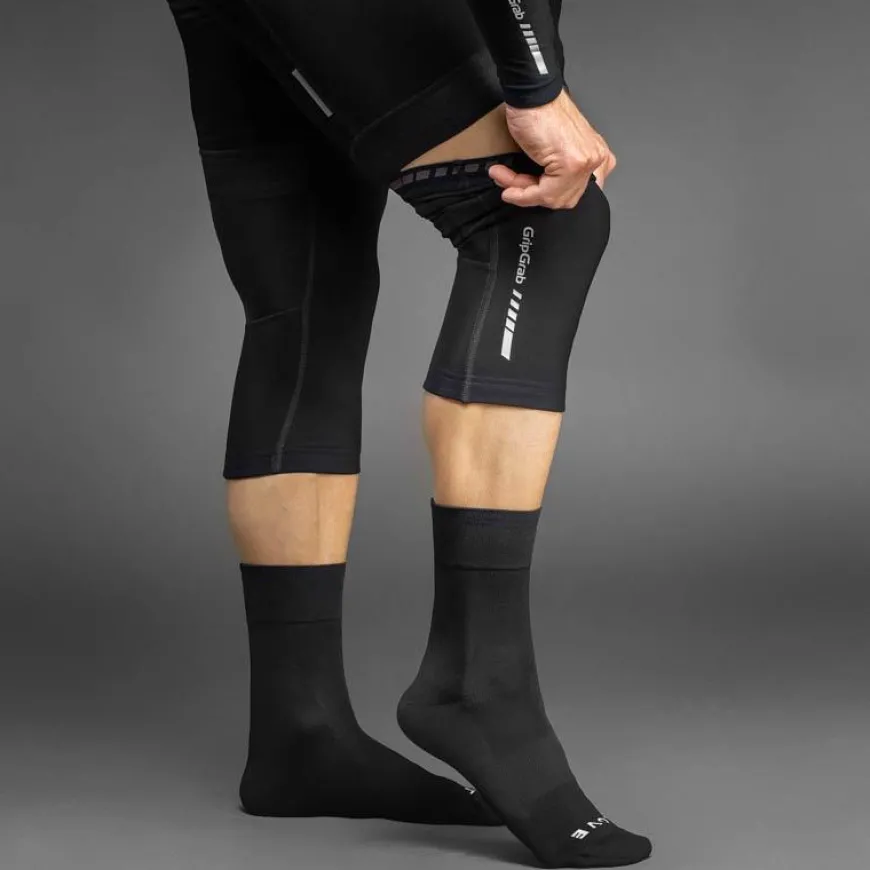 Gripgrab Knee Warmers Classic Black