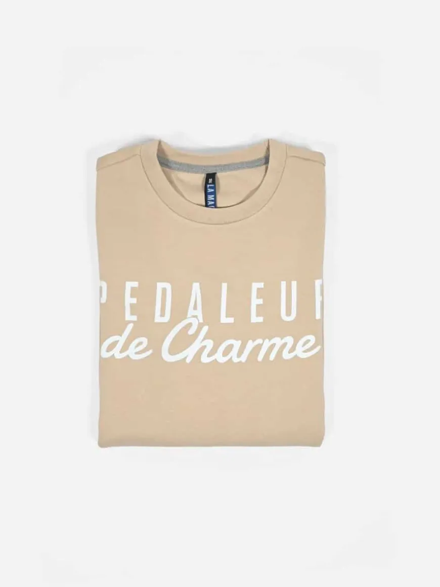 La Machine Pedaleur de Charme Sweatshirt Sand
