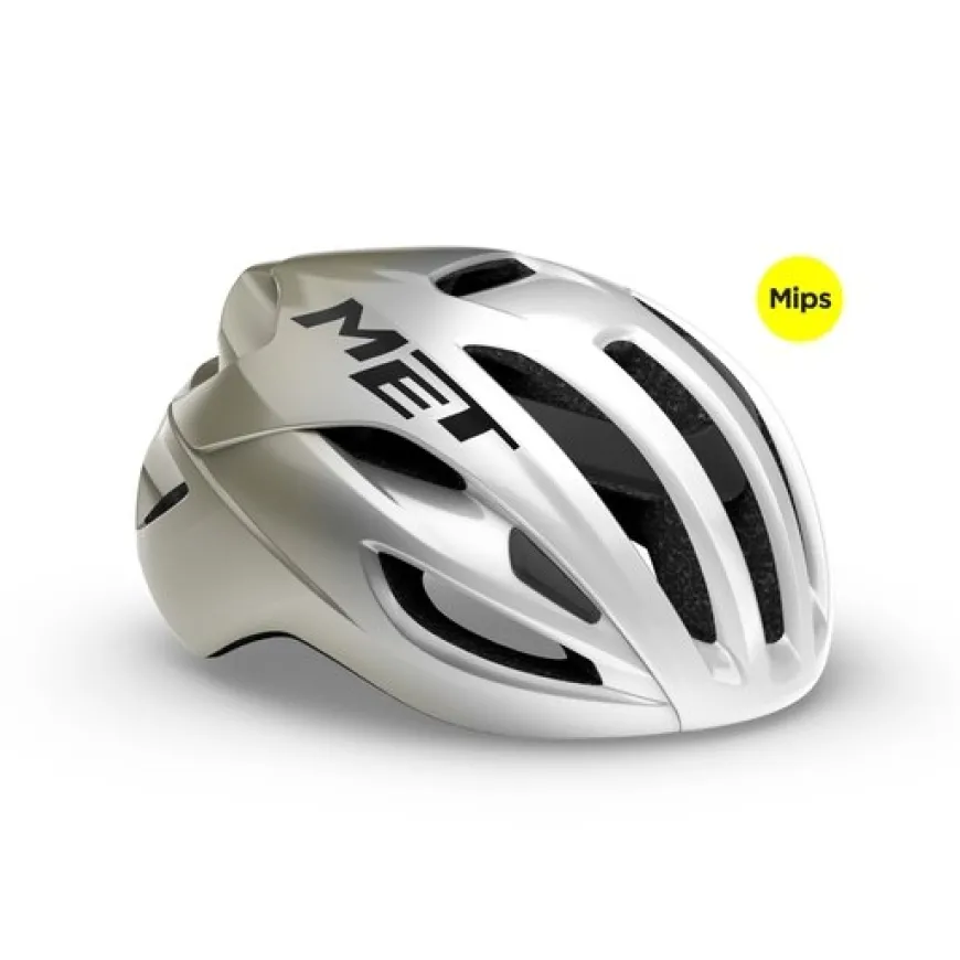 Met Helm Rivale MIPS Silver Silver Gray