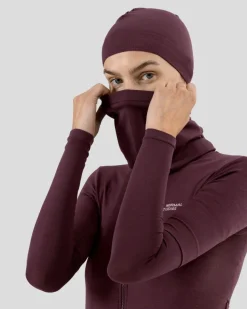 Pas Normal Studios Escapism Knit Neck Tube Dark Red