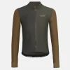 Pas Normal Studios Mechanism Thermal Long Sleeve Jersey Dark Olive / Army Brown