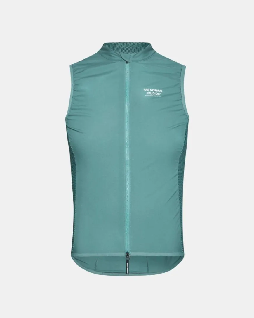Pas Normal Studios Mechanism Stow Away Gilet Grey Teal