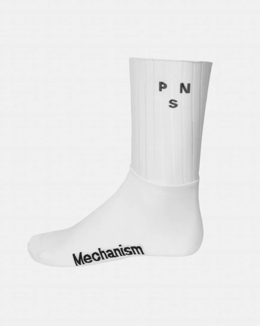 Pas Normal Studios Mechanism Aero Socks White