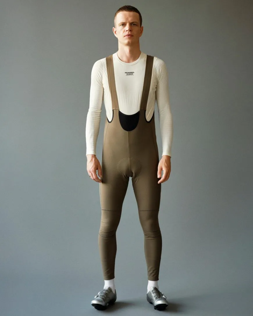 Pas Normal Studios Mechanism Deep Winter Long Bib Dark Stone