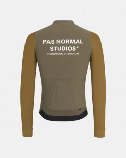 Pas Normal Studios Mechanism Long Sleeve Jersey Brown Olive