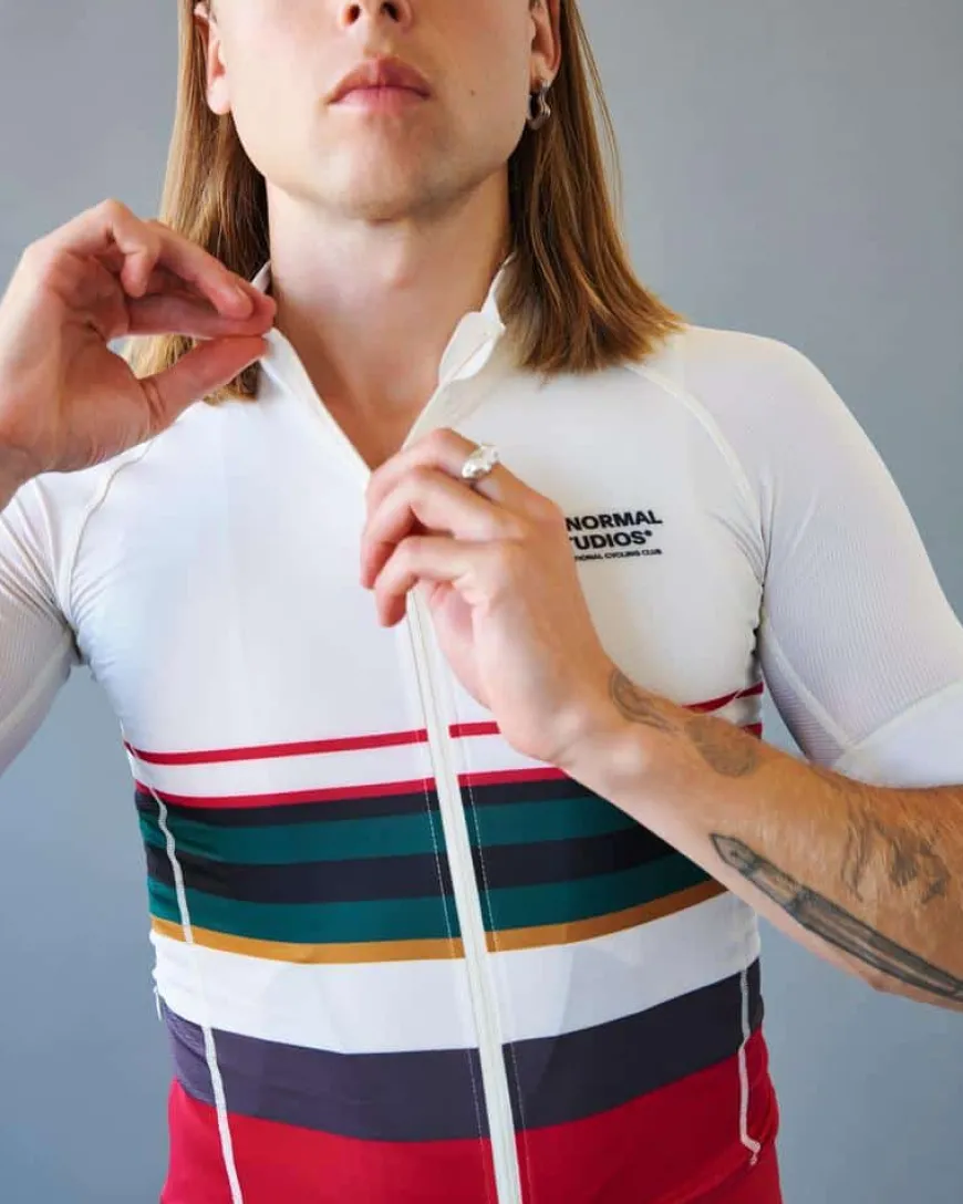 Pas Normal Studios Mechanism Late Drop Jersey Off White