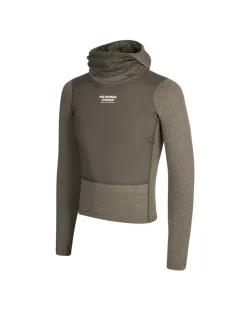 Pas Normal Studios Thermal Hooded Windproof Base Layer Dark Stone