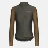 Pas Normal Studios Women's Mechanism Thermal Long Sleeve Jersey Dark Olive Army Brown