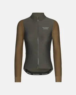 Pas Normal Studios Women's Mechanism Thermal Long Sleeve Jersey Dark Olive Army Brown