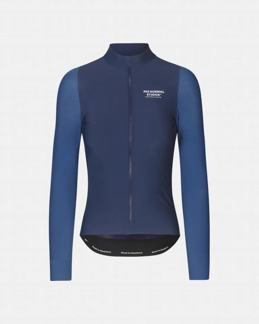 Pas Normal Studios Women's Mechanism Thermal Long Sleeve Jersey Dark Blue