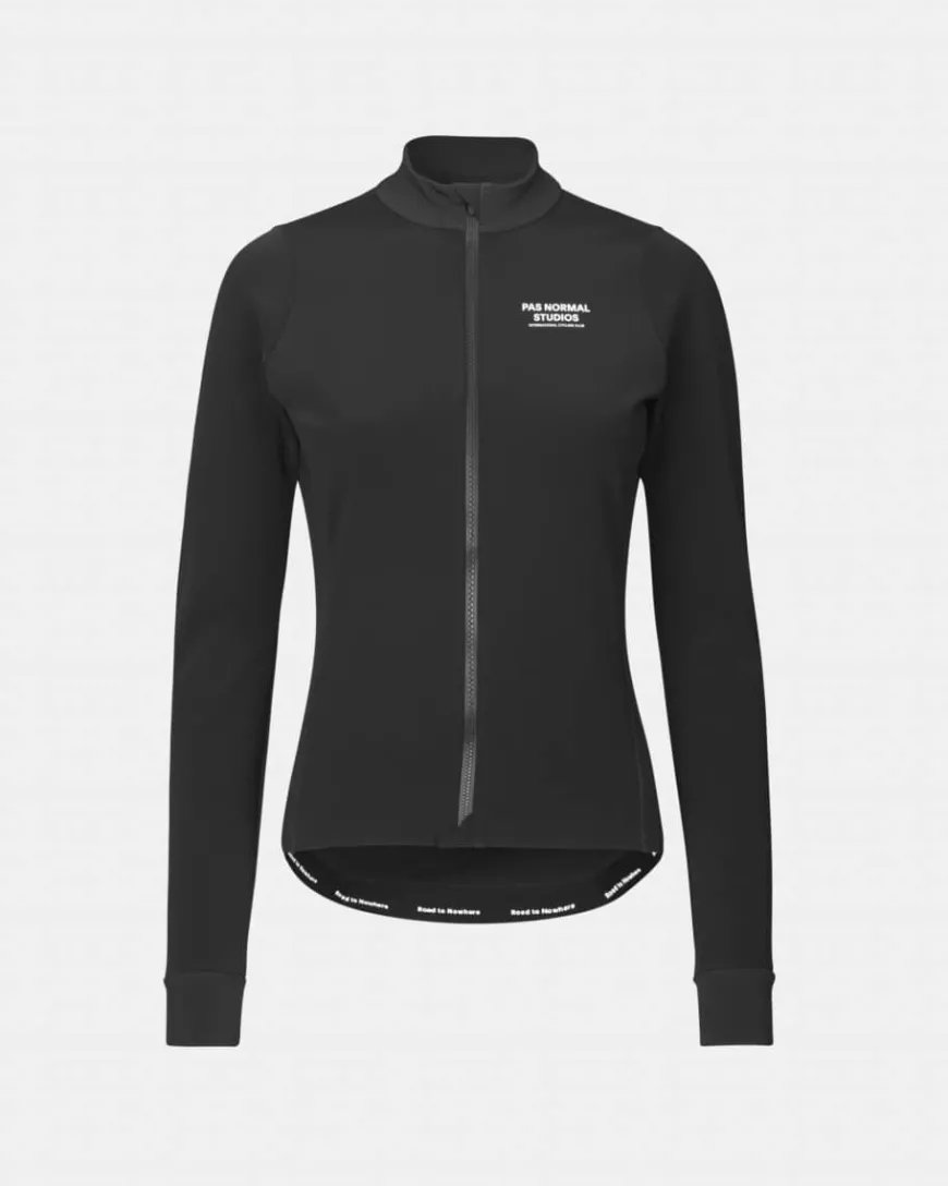 Pas Normal Studios Women's Mechanism Thermal Long Sleeve Jersey Black