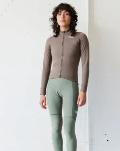 Pas Normal Studios Women's Essential Thermal Long Sleeve Jersey Ash Brown