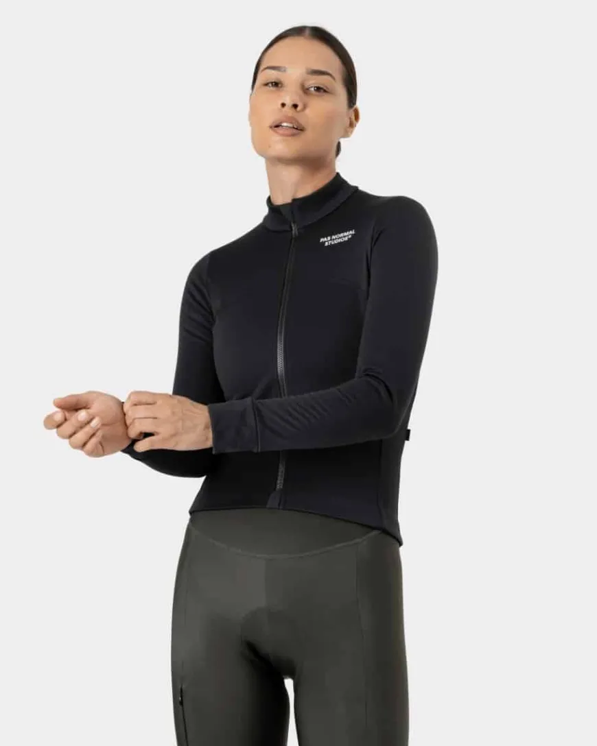 Pas Normal Studios Women's Essential Thermal Long Sleeve Jersey Black