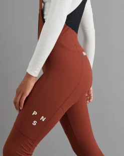 Pas Normal Studios Women's Mechanism Deep Winter Long Bib Mahogany